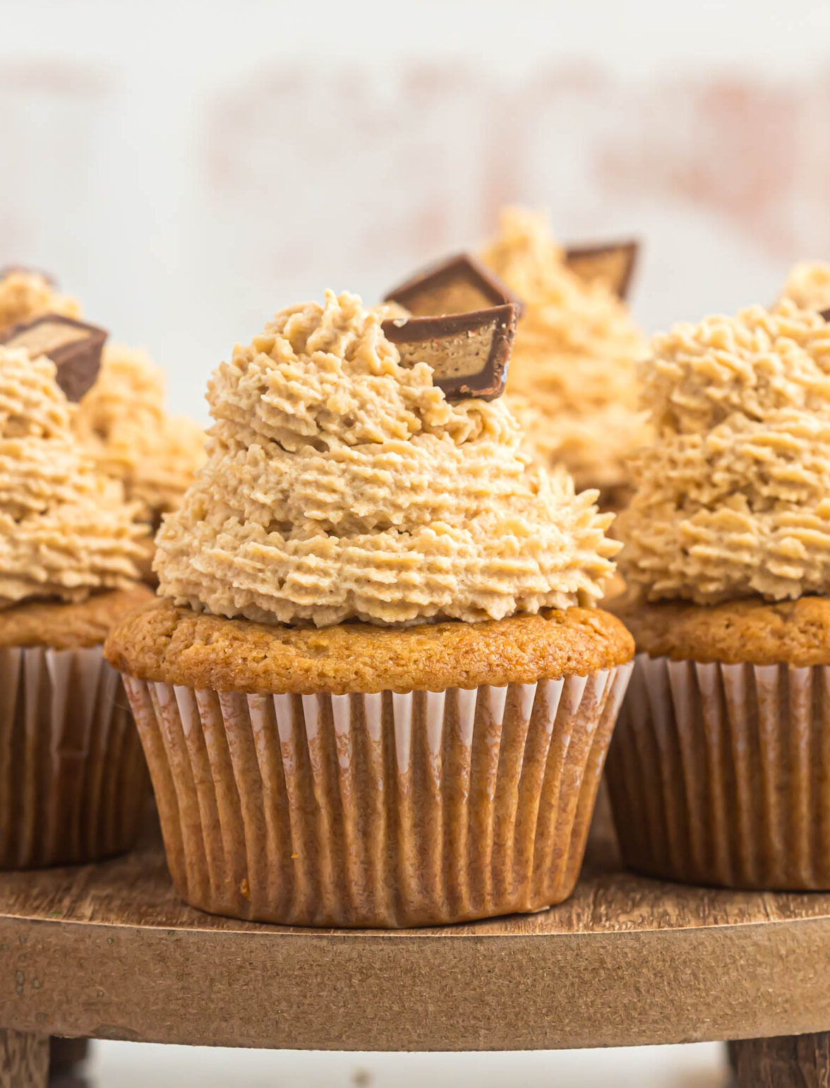 Peanut Butter Cupcakes, Moist and Delicious
