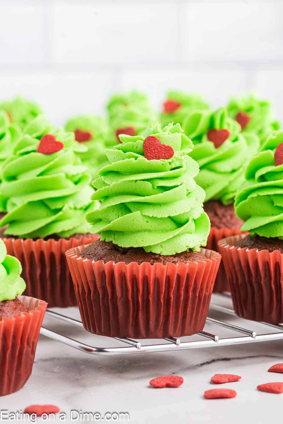 Grinch Cupcakes