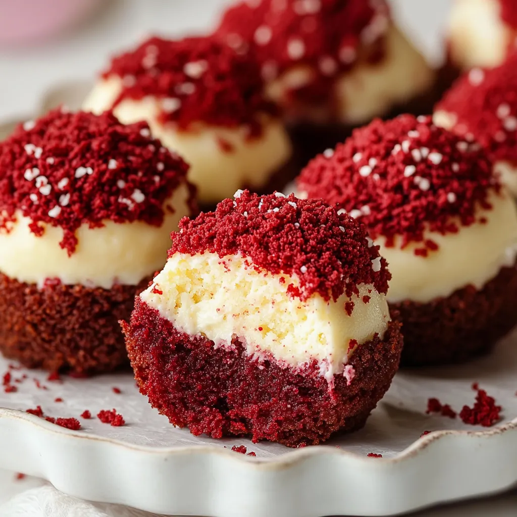 Easy Red Velvet Cheesecake Bites – Make Ahead Dessert – My Home Made Recipe