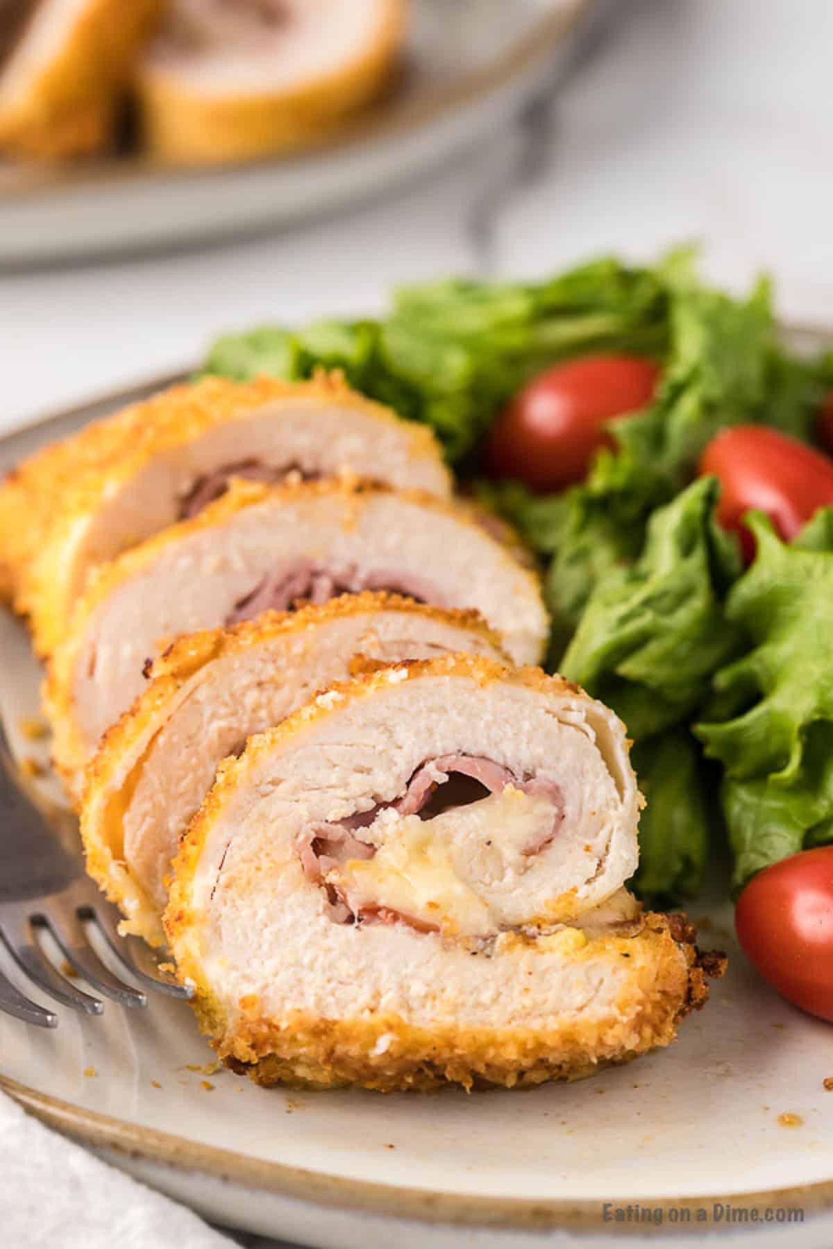 Air Fryer Chicken Cordon Bleu