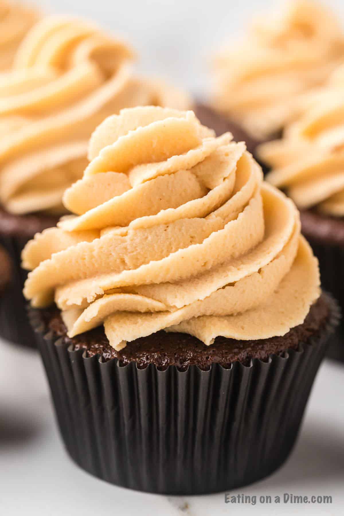 Chocolate Peanut Butter Cupcakes – Eating on a Dime