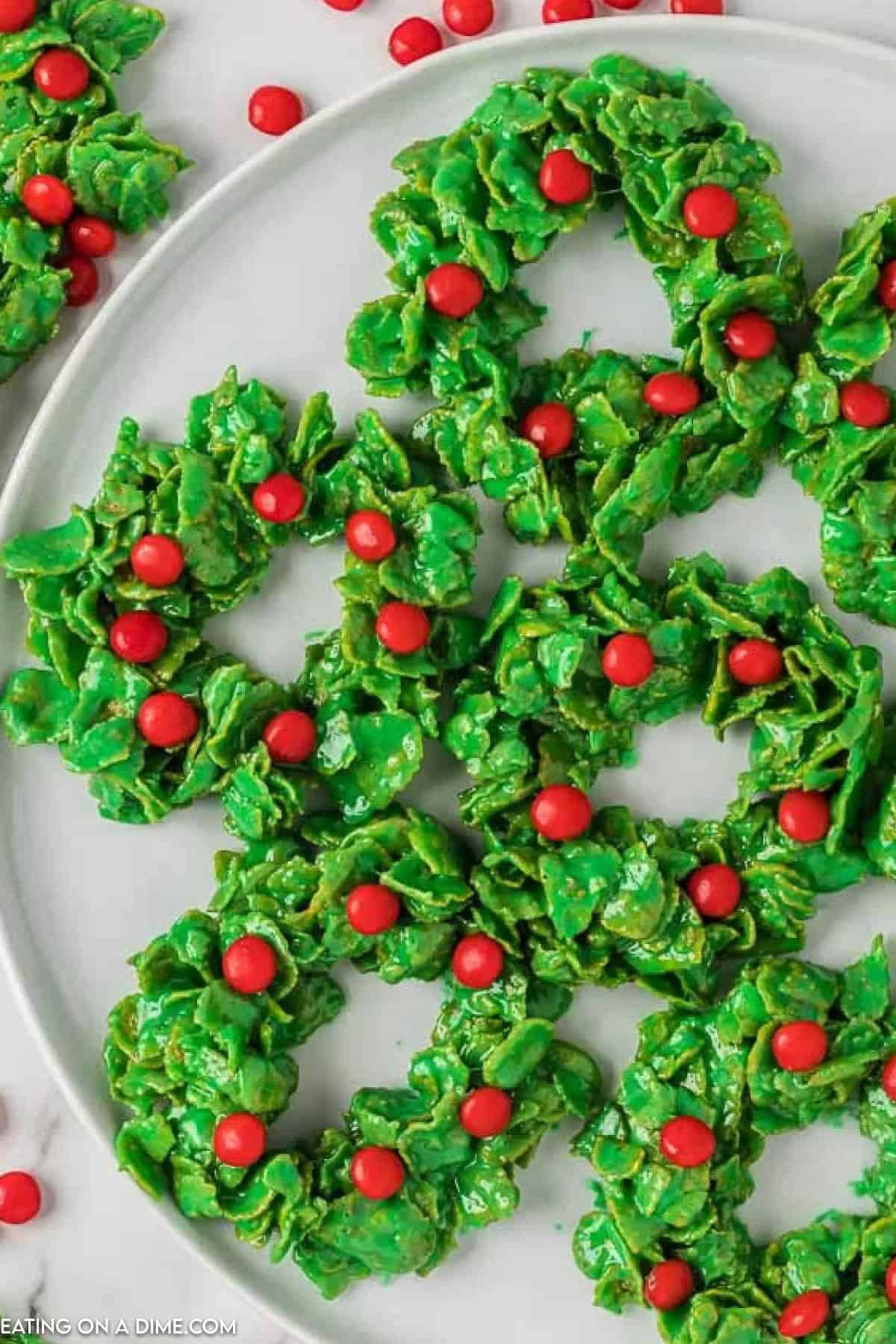 Christmas Wreath Cookies – Eating on a Dime