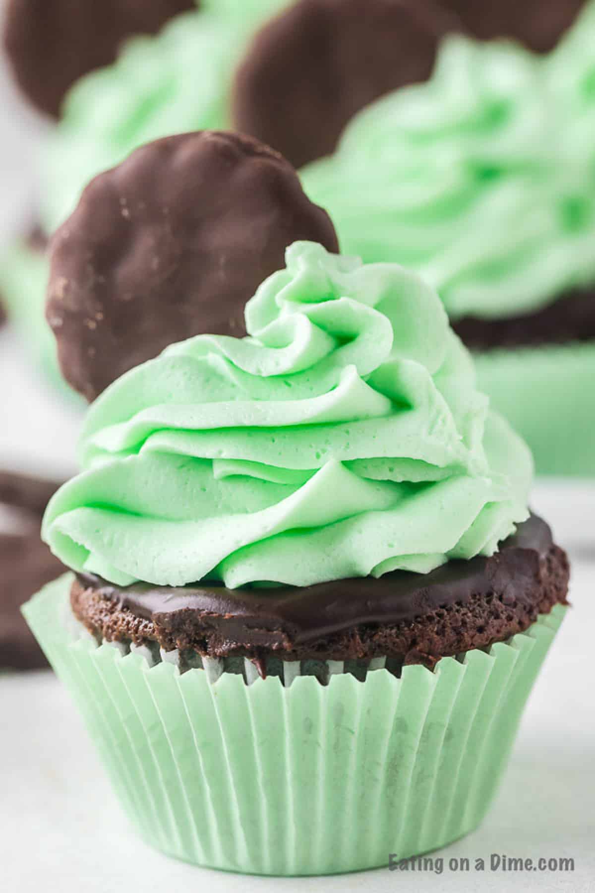 Thin Mint Cupcakes